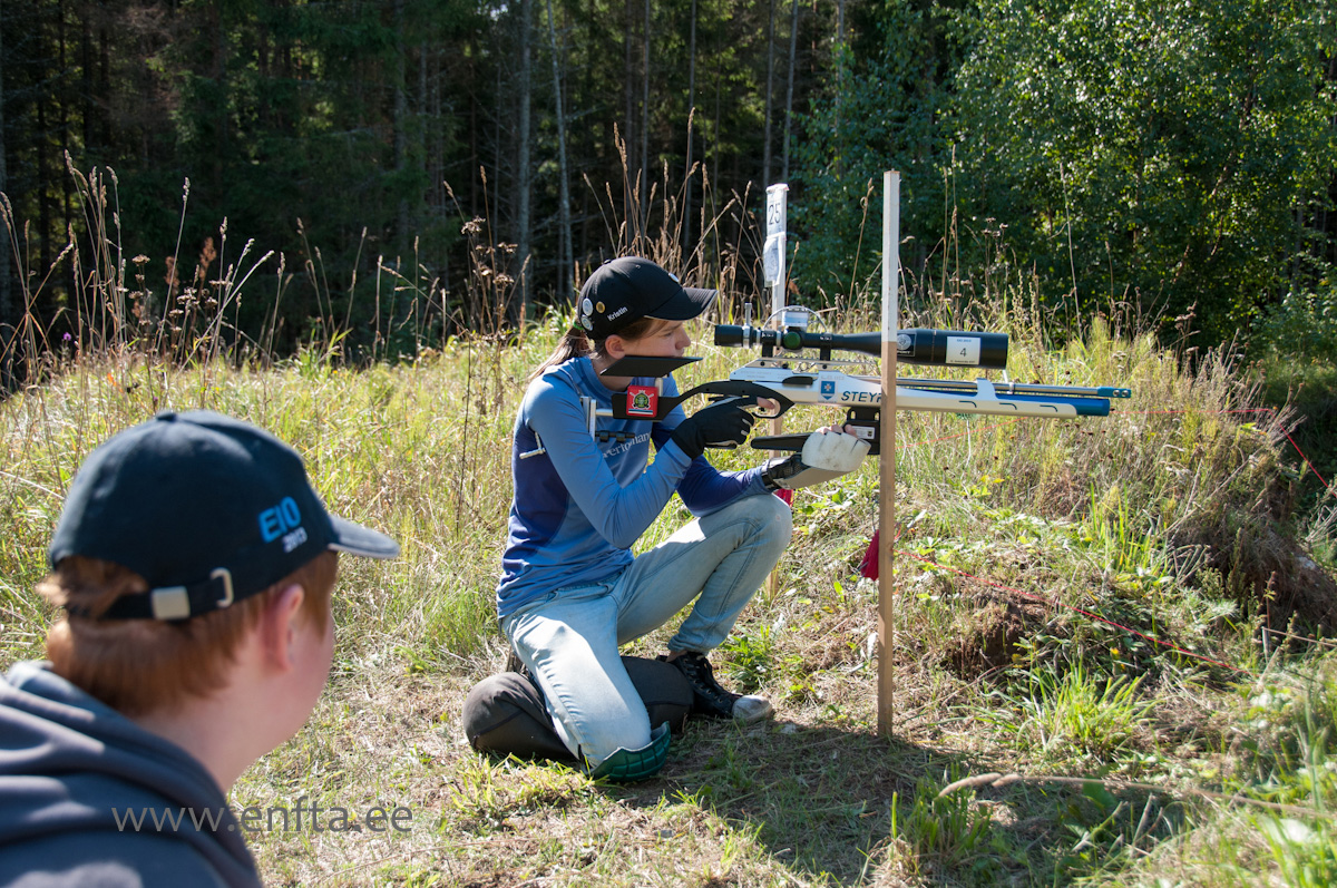 Kristin Antsmäe EE, Steyr LG 110 Field Target, Nikko Stirling Targetmaster 10-50x60